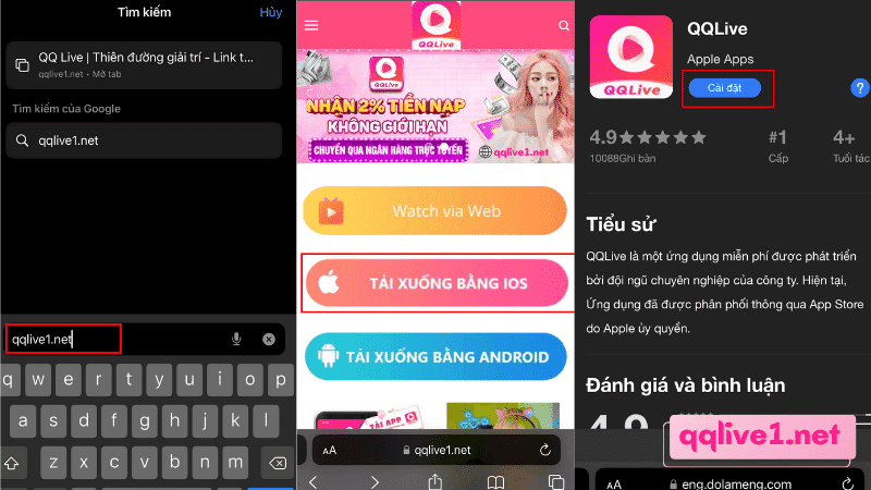 Tải QQLive cho IPhone nhanh chóng